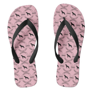 Protected By Wiggle Butt Club Flip Flops