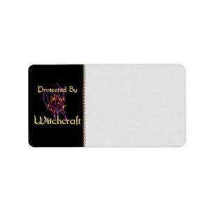 Protected By Witchcraft Label