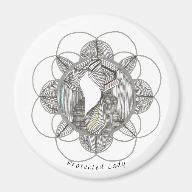 Protected Lady Magnet (Front)