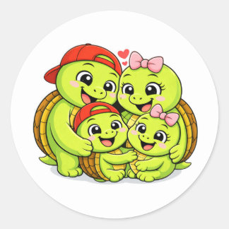 Protected & Loved Classic Round Sticker