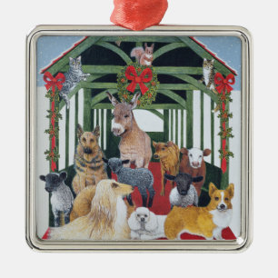 Protected Metal Tree Decoration