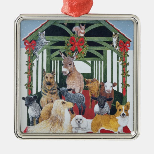 Protected Metal Tree Decoration (Front)