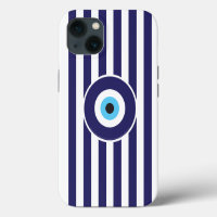 Protection from Evil Eye (Greek flag stripes)