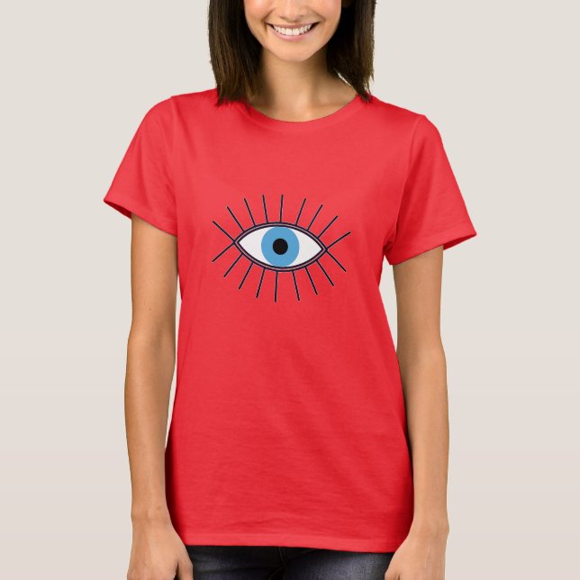 Protection from evil eye sign T-Shirt (Front)