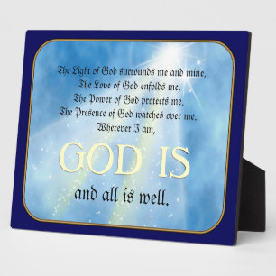 Protection Prayer Plaque