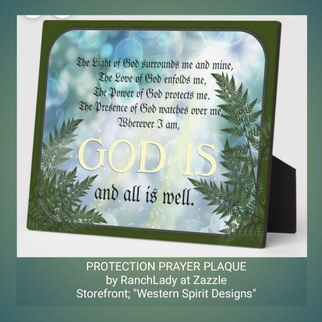 Protection Prayer Plaque (Creator Uploaded)