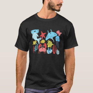 Protection Sharks Rays Fish Whales Corals Marine C T-Shirt