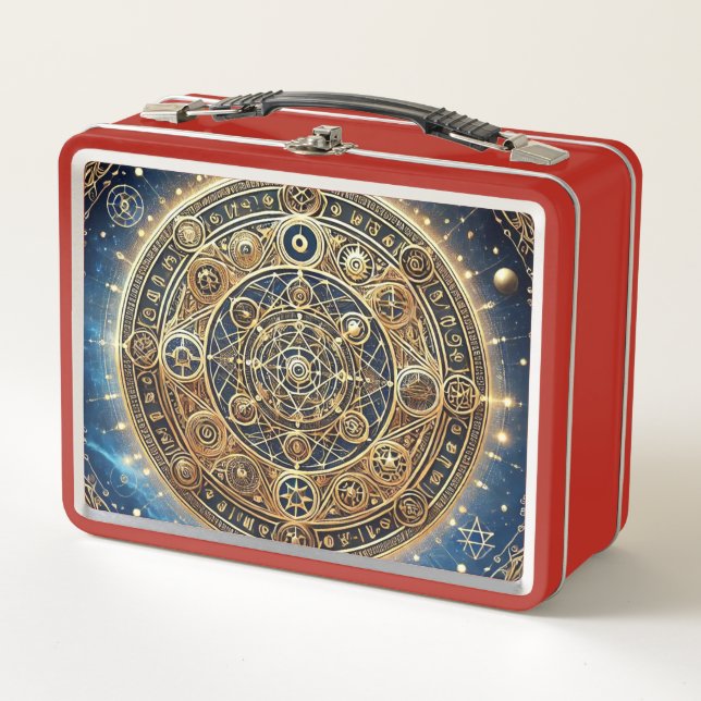 Protection Sigils Metal Lunch Box (Front)