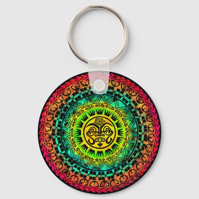 Protection tiki keychain (Front)