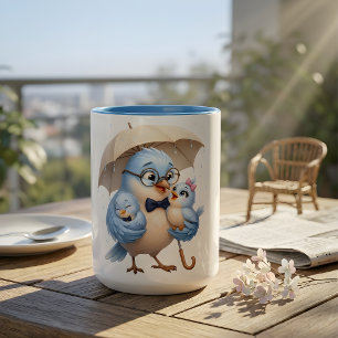 Protective Father Bird Coffee Mug 