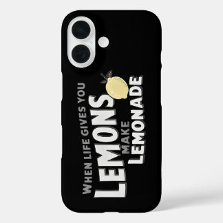 Protective Phone Case Motivational Lemons Resilien