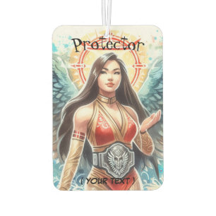 Protector Guardian Angel Show Wrestler Car Air Freshener