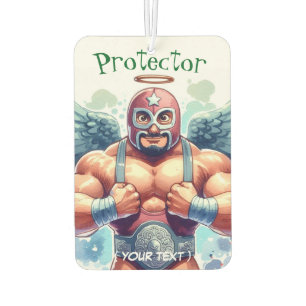 Protector Guardian Angel Show Wrestler Car Air Freshener