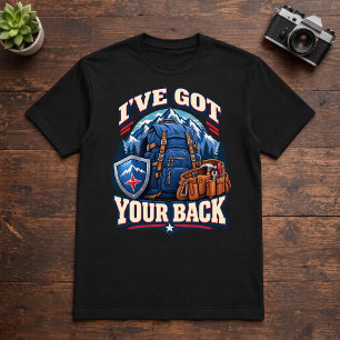 Protector I've Got Your Back Hiking Buddy Crew T-Shirt