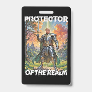 Protector of the Realm - President Trump ID Badge