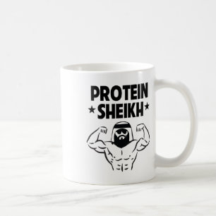 Protein Sheikh Funny Arabic Gym Fitness Lover Body Coffee Mug