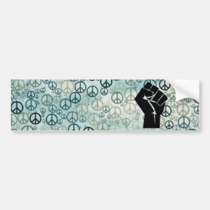 Protest and Solidarity ☆ Peaceful  Protest  Bumper Sticker