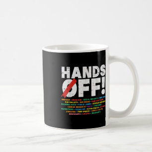 Protest Hands Off Medicare Social Security Resist Coffee Mug