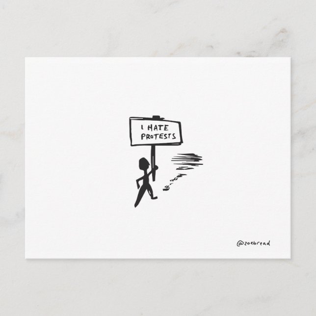 protest postcard (Front)