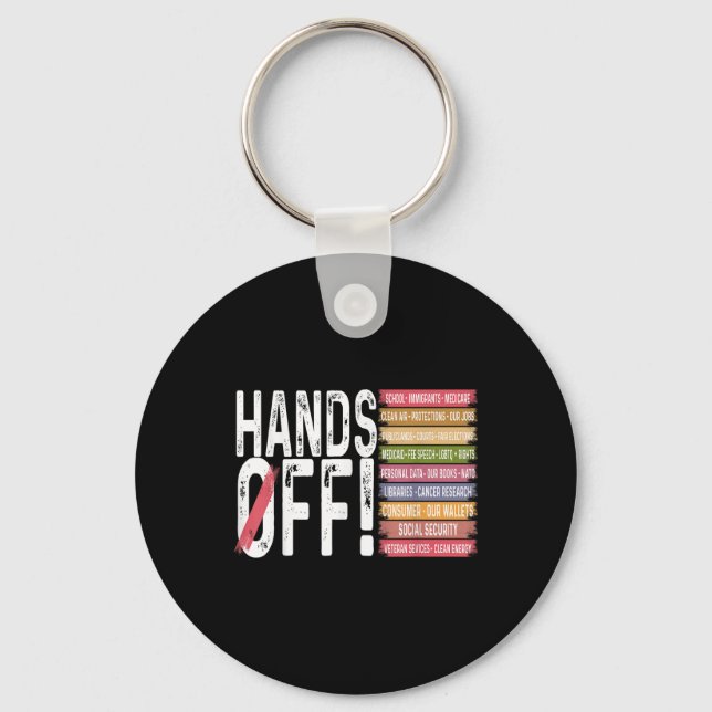Protest Social Security And Medicare Protest  Key Ring (Front)