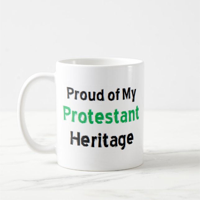 protestant heritage coffee mug (Left)