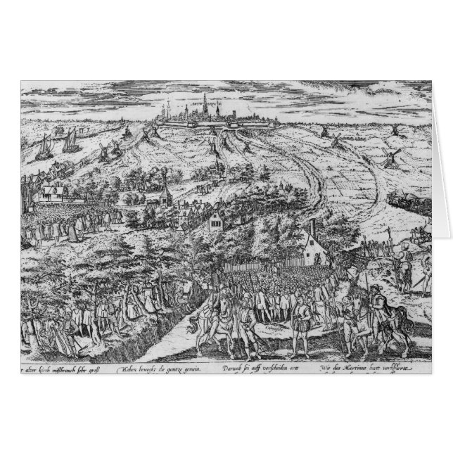 Protestants meeting in the open around Antwerp (Front Horizontal)