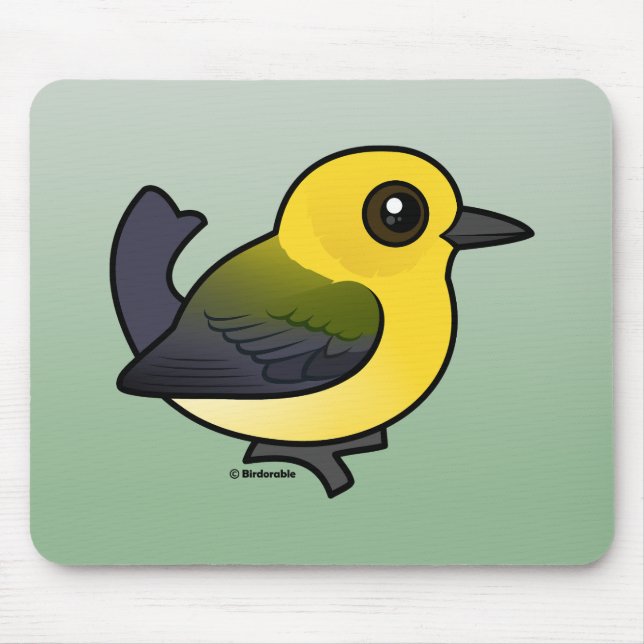 Prothonotary Warbler Mouse Pad (Front)