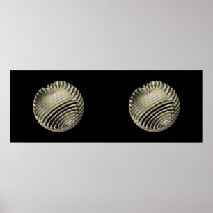 Protoballs Stereogram Poster