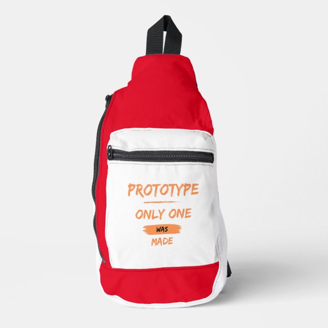 prototype, only one was made sling bag (Front)