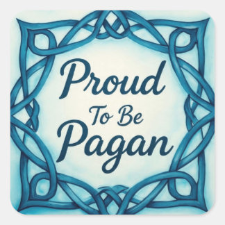 Proud2BePagan Square Sticker
