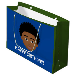 #Proud2BNaturalMe Choose-My-Complexion Birthday Large Gift Bag