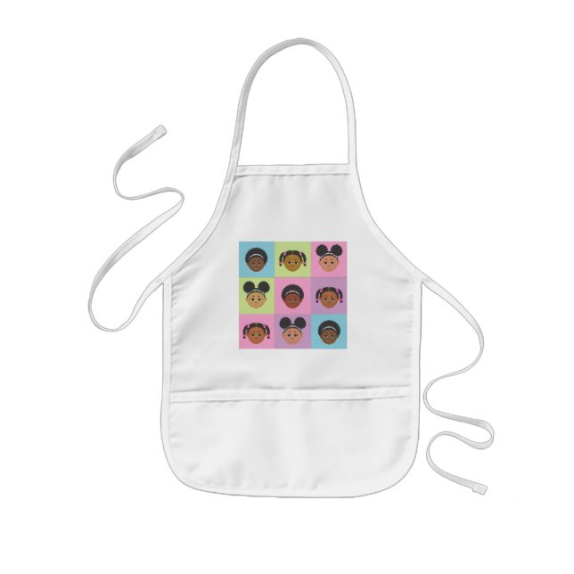 #Proud2BNaturalMe Craft Kids Apron (Front)