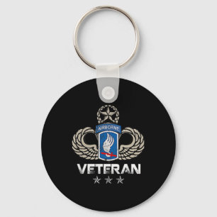 Proud 173rd Airborne Brigade Veteran - Airborne Pa Key Ring