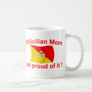 Proud #1 Sicilian Mum Coffee Mug