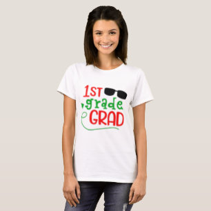 Proud 1st Grade Grad Teacher & Mum Shirt   Cute
