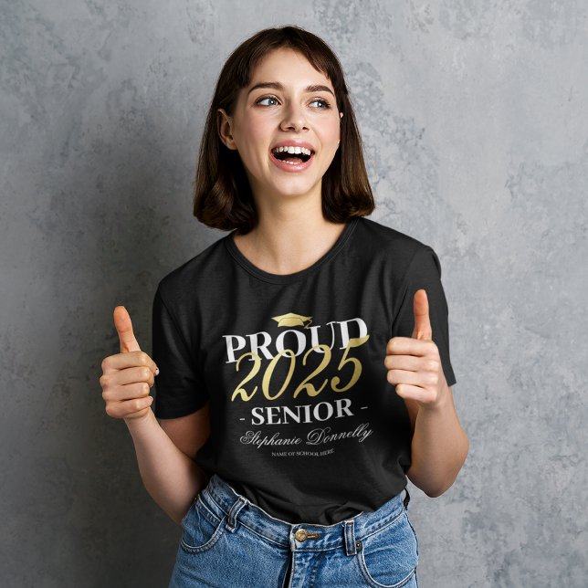 Proud 2025 Senior Graduate T-Shirt (Creator Uploaded)