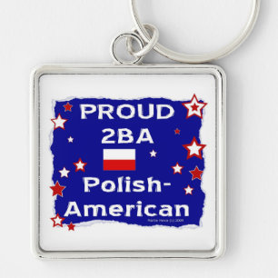 Proud 2BA Polish-American Key Ring