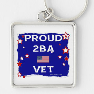 Proud 2BA Vet Key Ring