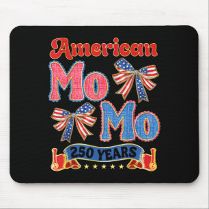 Proud Aamerican Momo 250 Yrs Patriotic Grandma Mouse Pad