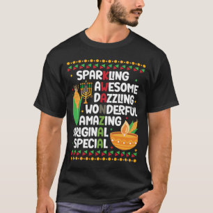 Proud African American Happy Kwanzaa T-Shirt