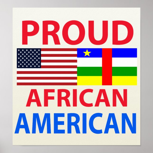 Proud African American Poster (Front)