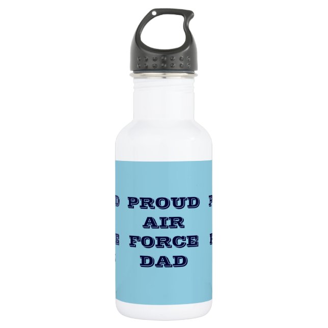 Proud Air Force Dad 532 Ml Water Bottle (Front)