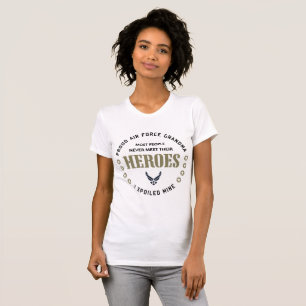 Proud Air Force Grandma Meet My Hero T-shirt