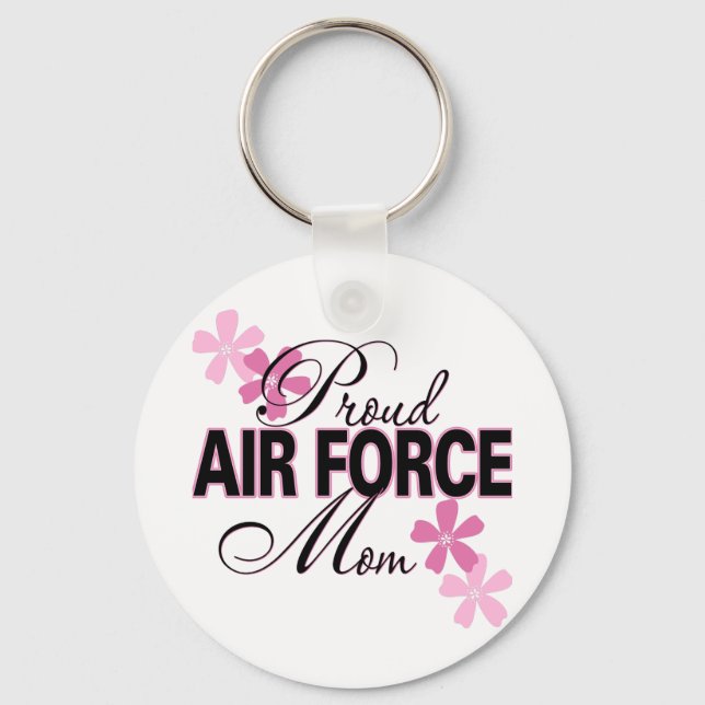 Proud Air Force Mum Key Ring (Front)
