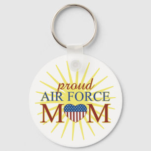 Proud Air Force Mum Key Ring