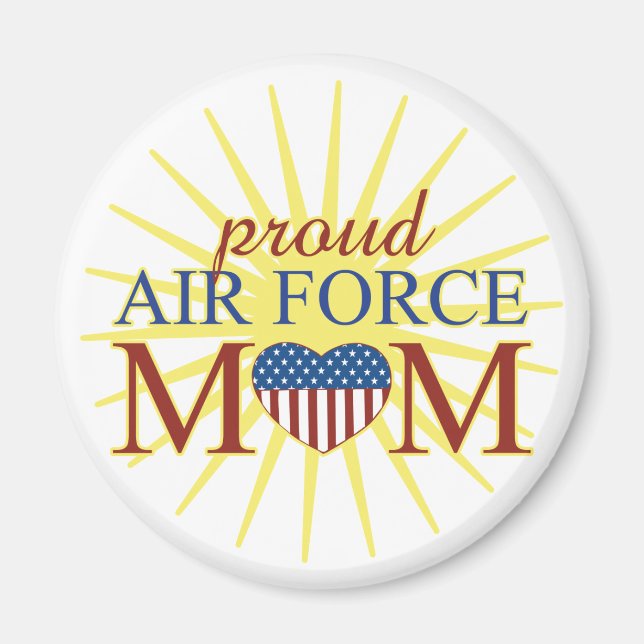 Proud Air Force Mum Magnet (Front)