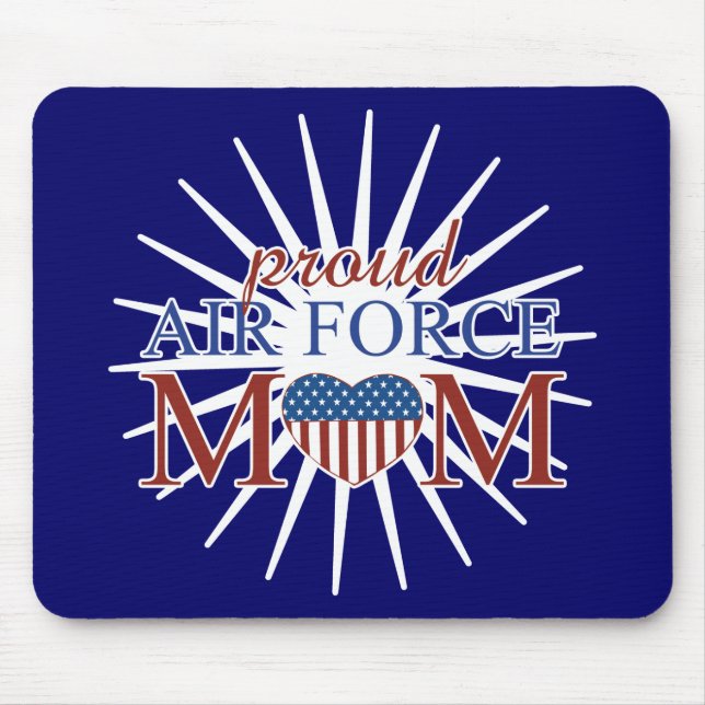 Proud Air Force Mum Mouse Pad (Front)