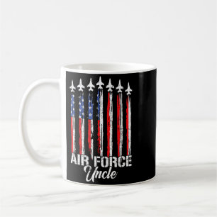 Proud Air Force Uncle Flag Usa Airman Family Coffee Mug