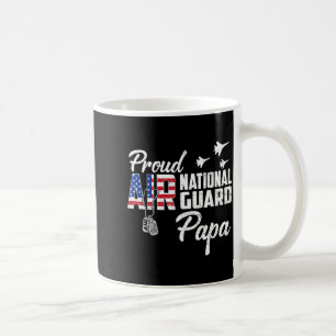 Proud Air National Guard Papa Flag Family Matching Coffee Mug