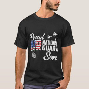 Proud Air National Guard Son Flag Family Matching T-Shirt